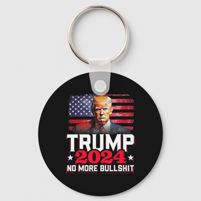 Chaveiro 2024 No More Bull America Flag (Frente)