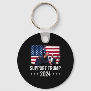 Chaveiro 2024 - Support Trump - Reze Pela América