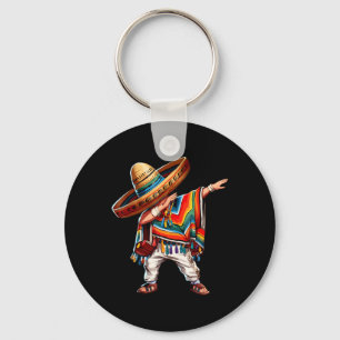 Chaveiro 2025 Feliz Festa Mexicana Dabbing Poncho Cinco