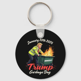 Chaveiro 20 Jan 2025 Trump Garbage Day Evoca Política
