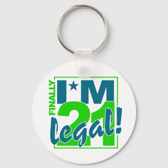 Chaveiro 21 & Cadeia de chaves LEGAL (Frente)