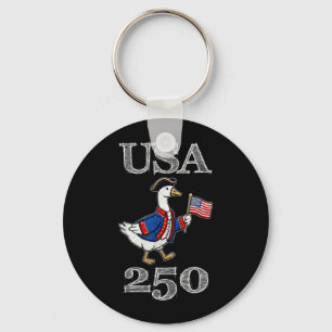 Chaveiro 250 Anos América 1776 2026 Ganso Aniversário de 25