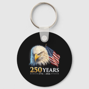 Chaveiro 250 Anos Americano 1776 2026 250º 4 de Julho