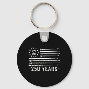 Chaveiro 250 Anos Americano 1776 2026 250º Aniversário EUA