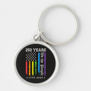 Chaveiro 250 Anos de 250º Aniversário da América EUA LGBT P