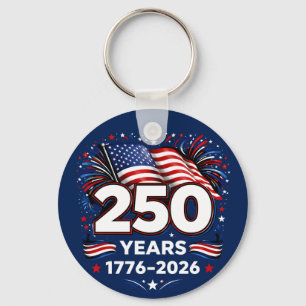 Chaveiro 250 Anos Fogueira Patriótica Independência Azul