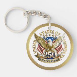 Chaveiro 250th Anniversary USA Patriotic | 1776–2026