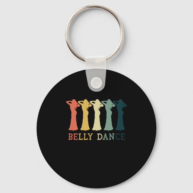 Chaveiro 29.Belly dance Design para um Belly dance Fan (Frente)