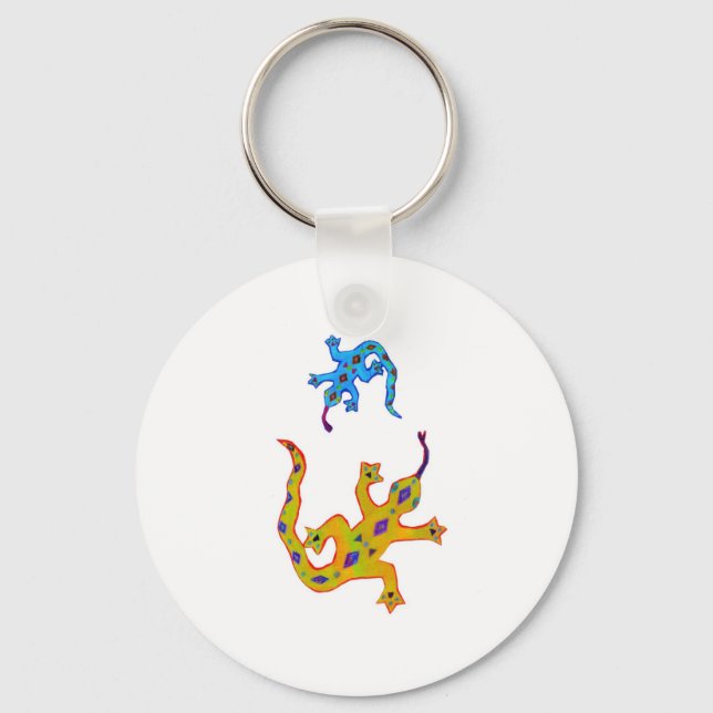 Chaveiro 2 Geckos (Frente)