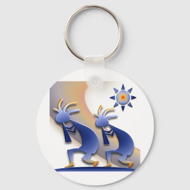 Chaveiro 2 Kokopelli #128 (Frente)