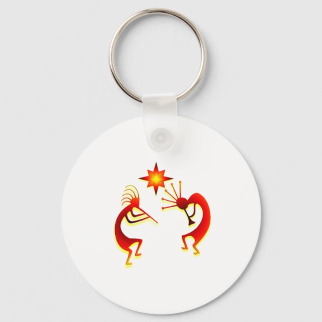 Chaveiro 2 Kokopelli #52 (Frente)