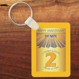 Chaveiro 2 Year Sober Anniversary | Golden Ray 12 Step