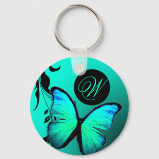 Chaveiro 311 Borboleta Lustrous Turquoise Blue