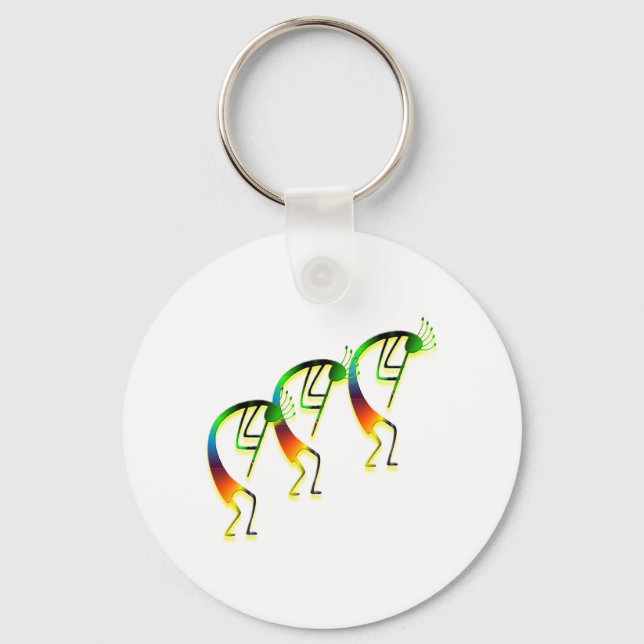 Chaveiro 3 Kokopelli #12 (Frente)