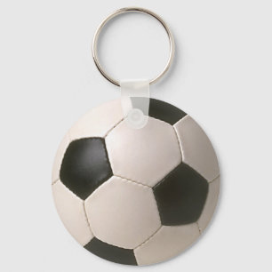 Chaveiro 3D Futebol preto branco