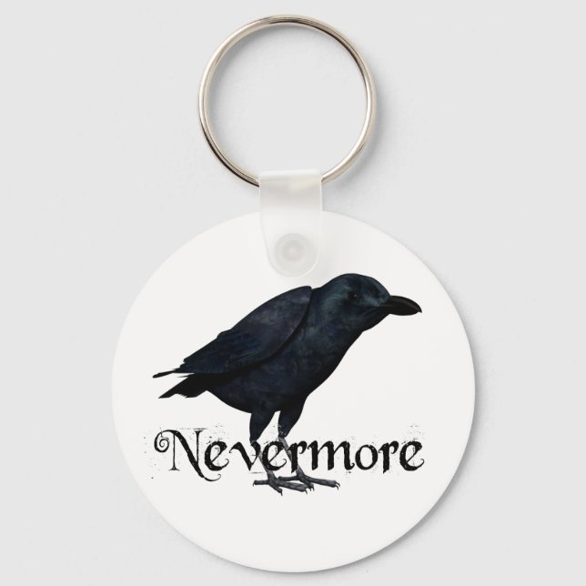 Chaveiro 3D Nunca Mais Raven (Frente)