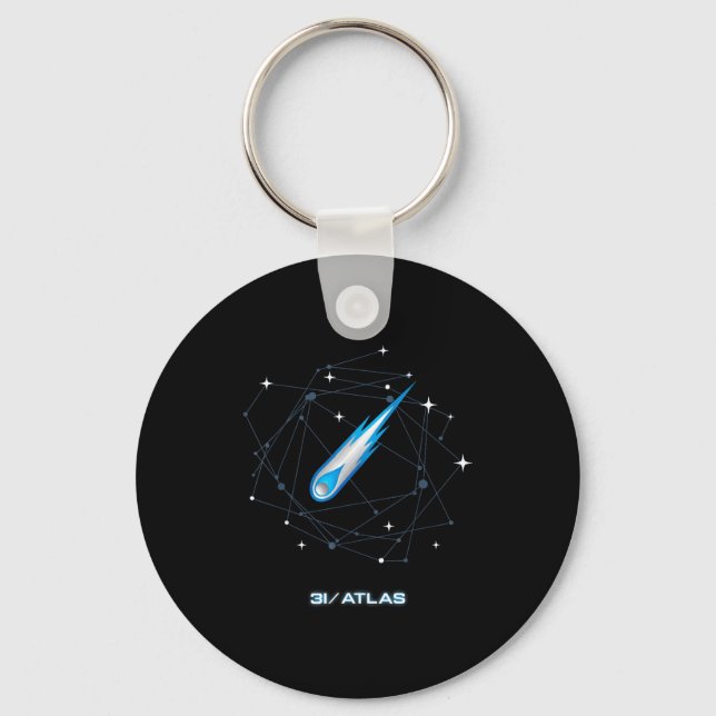 Chaveiro 3i Atlas Cometa Interestelar 2025 Astronomia Espac (Frente)