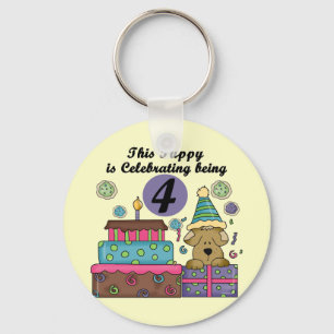 Chaveiro 4º Aniversário Camisetas e presentes