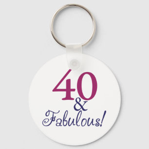 Chaveiro 40 e fabuloso (aniversário de 40 anos)