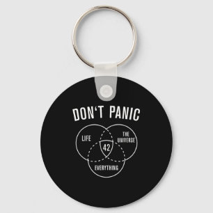 Chaveiro 42 Resposta à Vida Universo E Tudo Não Entre Em Pâ