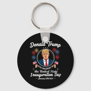 Chaveiro 47º Dia da Inauguração do Presidente Donald Trump 