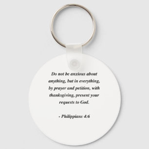 Chaveiro 4:6 dos PHILIPPIANS
