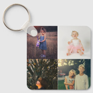 Chaveiro 4 Colagem Personalizada de Fotografias
