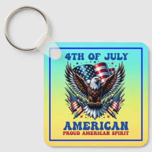 Chaveiro 4 De Julho Águia Americana Sublimação-61001