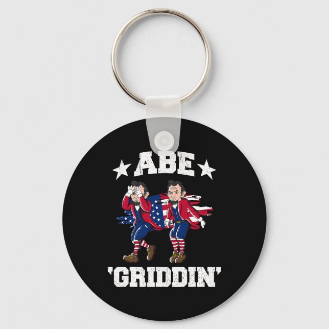 Chaveiro 4 De Julho Benjamin Franklin Griddy Ben Griddin (Frente)