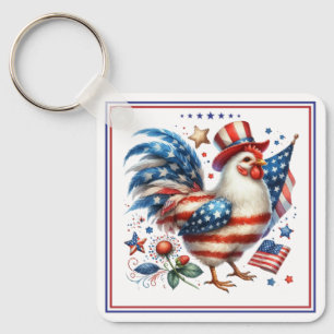 Chaveiro 4 de julho Chicken Clipart-61531