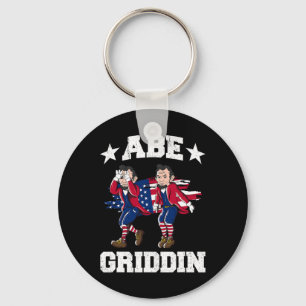 Chaveiro 4 De Julho De Abraham Lincoln Griddy Abe Griddin