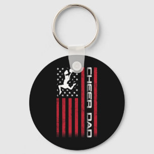 Chaveiro 4 de julho dos Estados Unidos Bandeira Pai Camisa