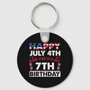 Chaveiro 4 de julho e sim é minha independência de aniversá