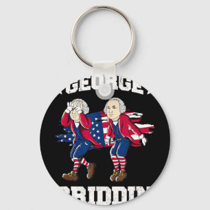 Chaveiro 4 de Julho George Washington Griddy George Griddi