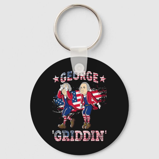 Chaveiro 4 De Julho George Washington Griddy George Griddi (Frente)