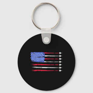 Chaveiro 4 De Julho Jet American Flag Patriótico Usa Para M