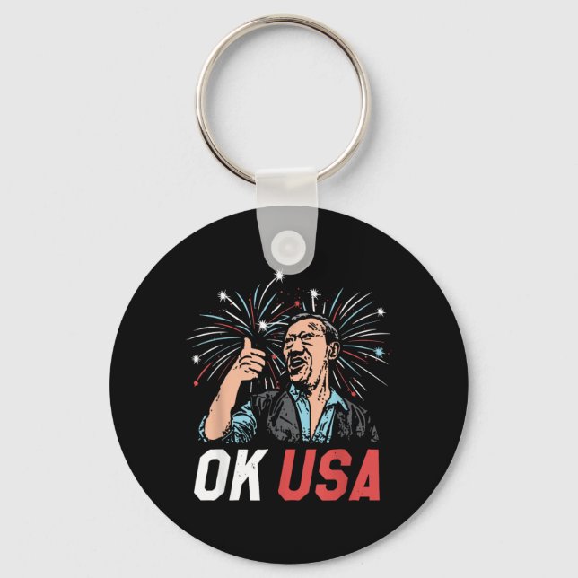 Chaveiro 4 De Julho Ok EUA Bloodsport (Frente)