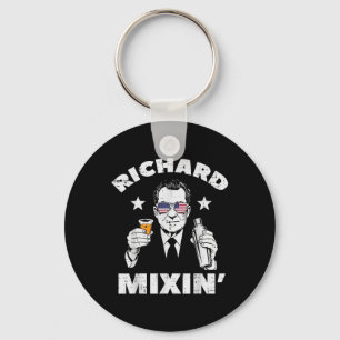 Chaveiro 4 De Julho Richard Mixin Nixon Presidente Patriot