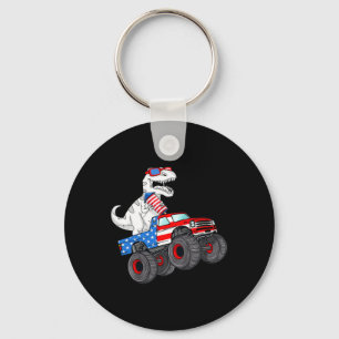 Chaveiro 4 De Julho T Rex Dino Trex Dinosaur Monster Truck
