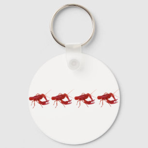 Chaveiro 4 lagostins cozinhados