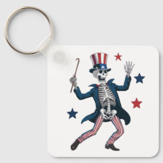 Chaveiro 4th of July Dancing Skeleton