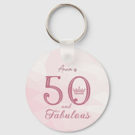 Chaveiro 50 e Fabuloso e moderno Elegante Rosa Dourado Clás