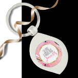Chaveiro 50 e Fabuloso Negros Cor-de-Rosa Glamorosos, Negri<br><div class="desc">Procurando um 50 glamouroso e um presente fabuloso? Esta design na moda rosa e preta na sua chaveiro moderna colocará um sorriso em seu rosto. Você pode adicionar uma mensagem pessoal e o nome dela também!</div>