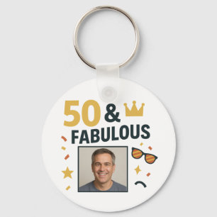 Chaveiro 50 Fotografias Personalizadas e Fabulosas Aniversá