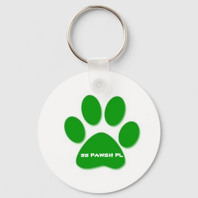 Chaveiro 55 cadeia de teclas PAWSH PL (Frente)