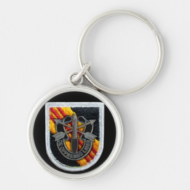 Chaveiro 5a guerra do vietname do sof do sf das boinas (Frente)