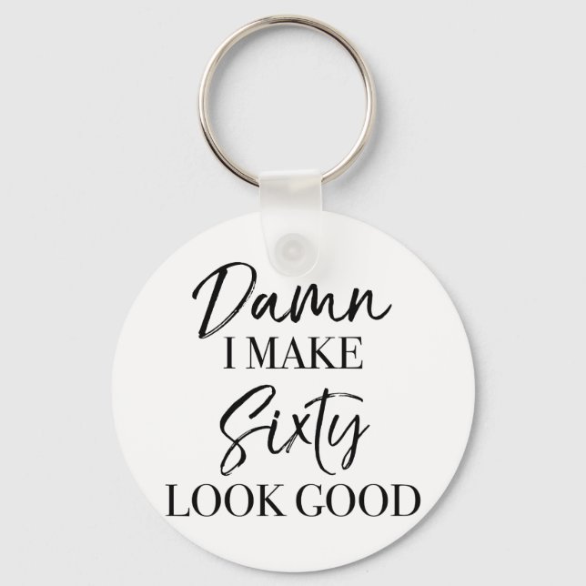 Chaveiro 60º Atitude de aniversário (Frente)