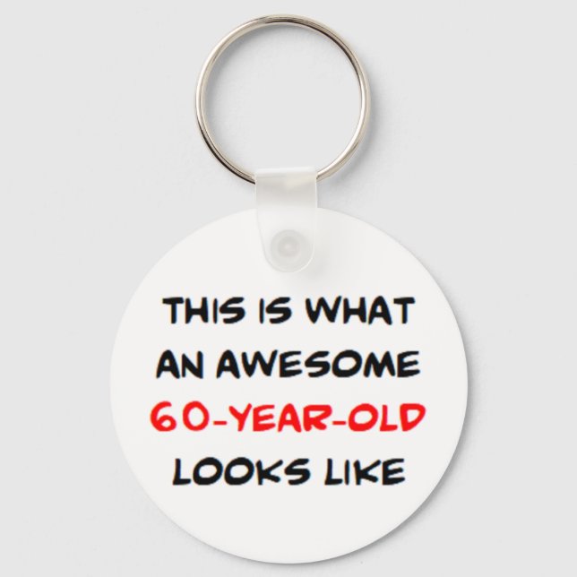 Chaveiro 60 anos, incrível (Frente)