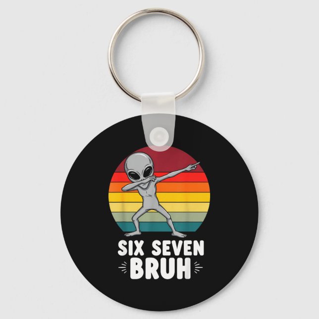 Chaveiro 67 Animals Funny 67 Brainrot Youth Kids Alien 67  (Frente)