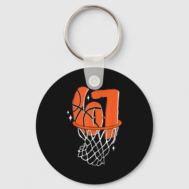 Chaveiro 67 Basquetebol Seis Sete 6 7 Meme Engraçado 67 Bas (Frente)